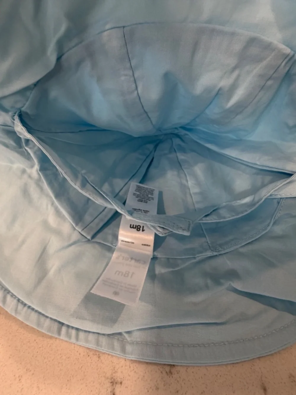 Carter’s Spring Dress (Light Blue Flora: 3pc)